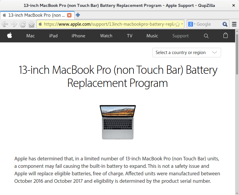 Recall 13-inch MacBook Pro - shortmanual.com