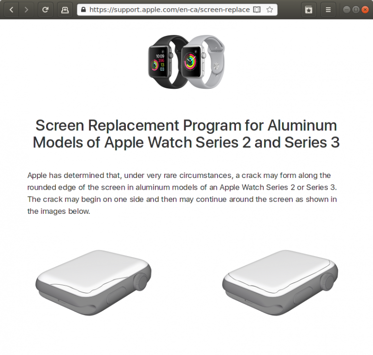 Product Recall Apple calls back Aluminum Models of Apple Watch Series